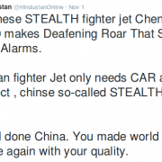 Chinese stealth technology can be detected by Car ALARM - LOL